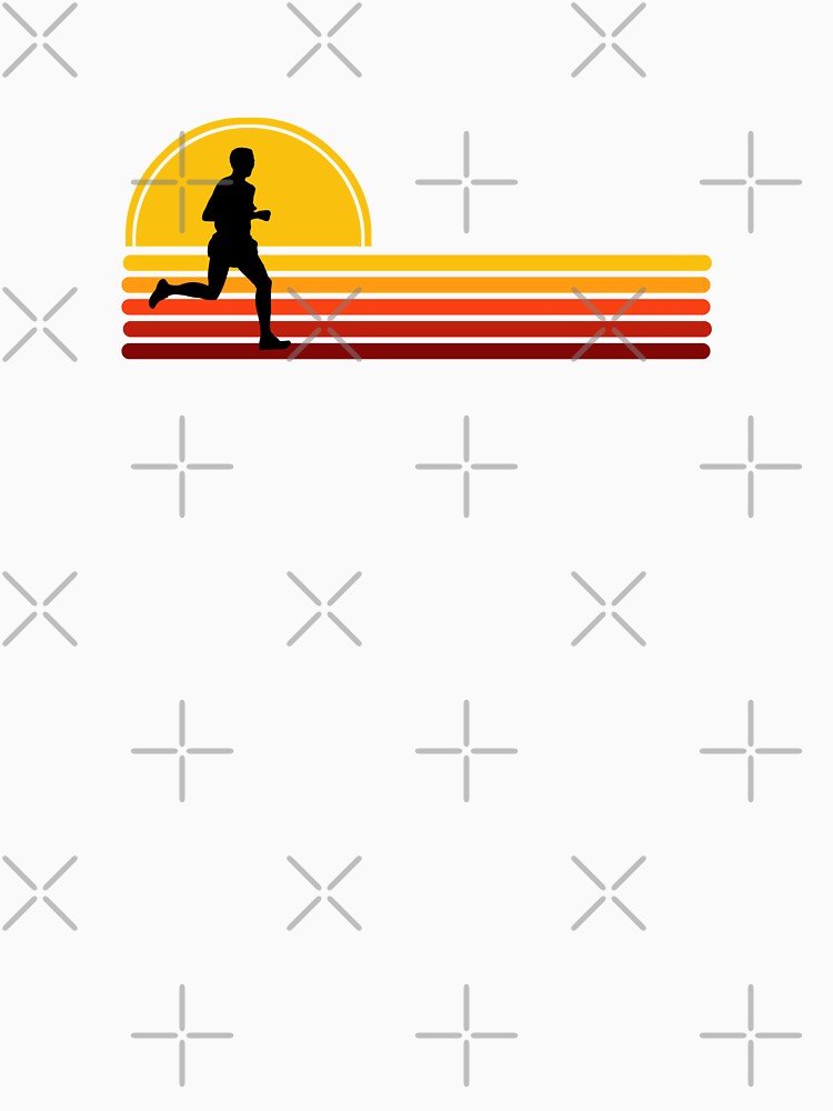 Run Free - Runner - Yellow Sunset by HeatherPore