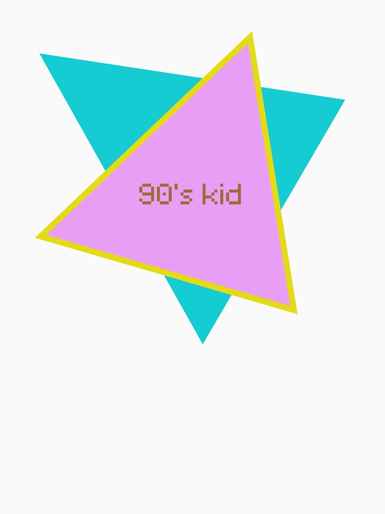 90’s Kid Retro Geometric Design by ChillVibes04