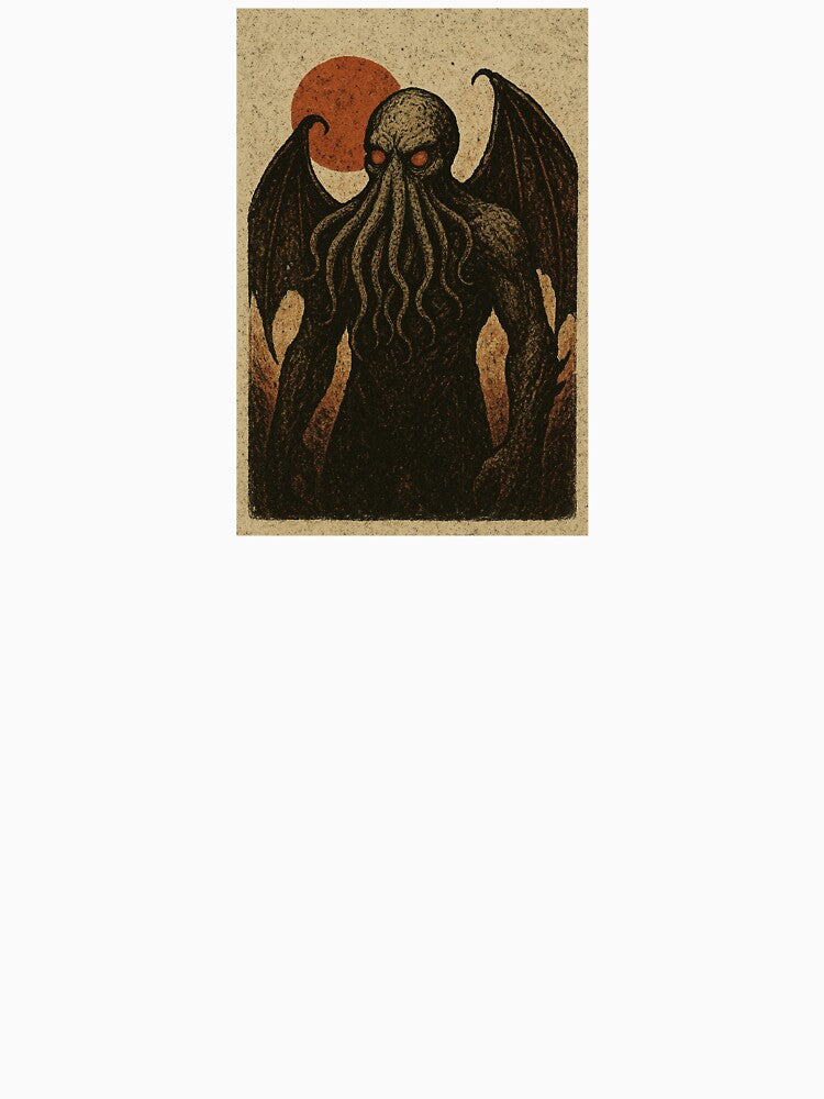 Cthulhu Rises – Retro Horror Halloween Design by BlackStarShop77