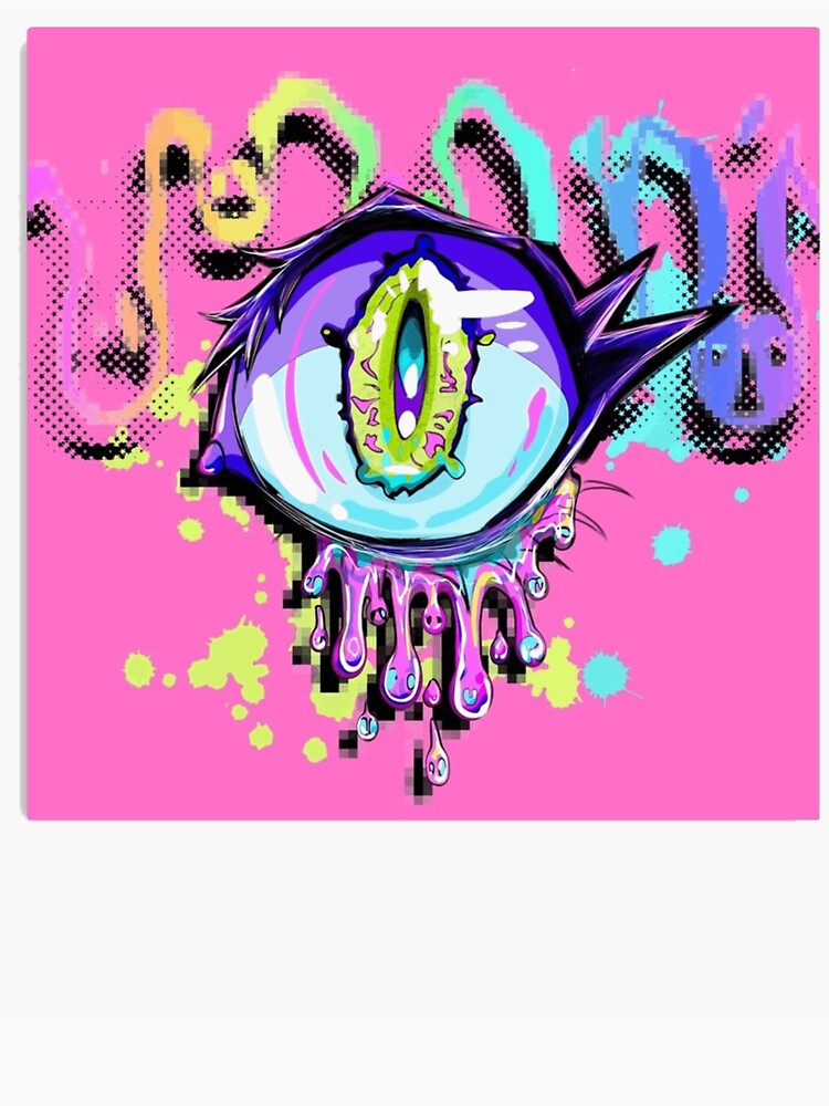 Glowing Hexagon Eye by PsycheZenith