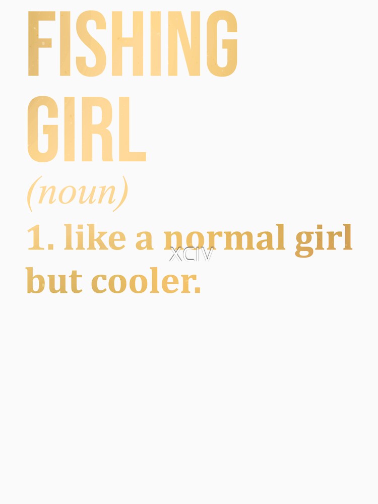Fishing Girl Definition in Gold by XCIV