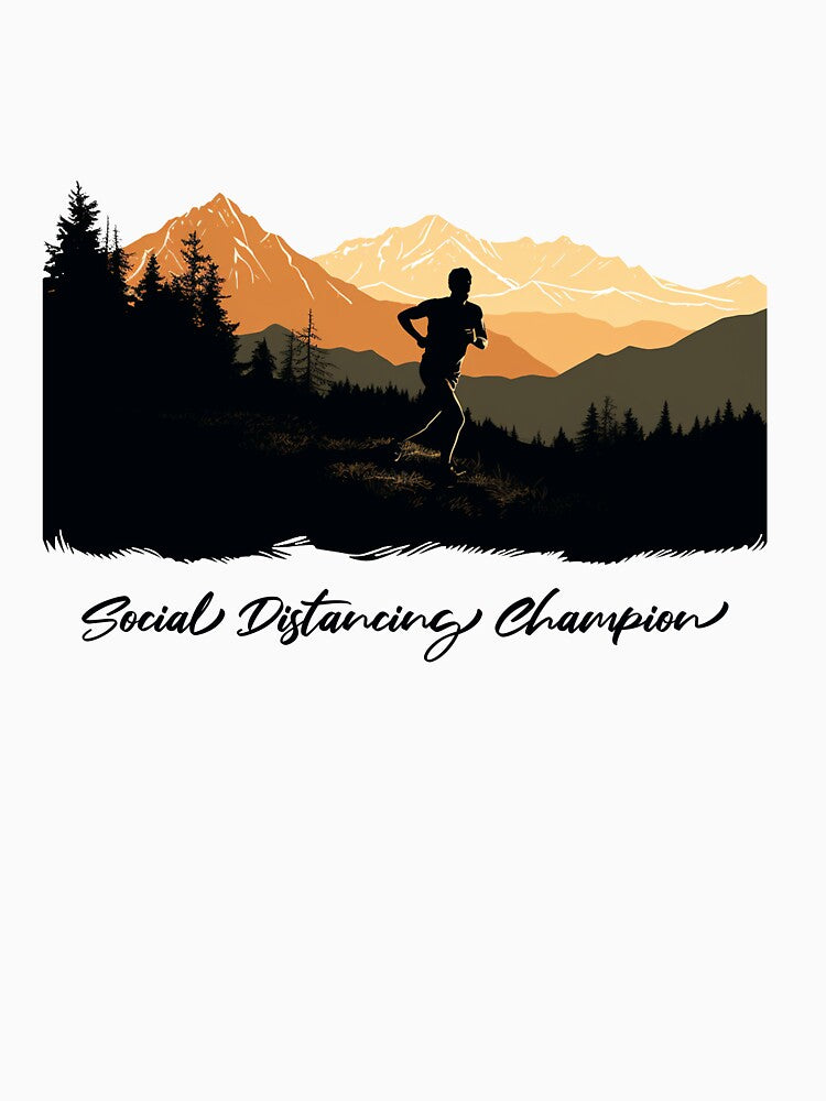 Social Distancing Champion - Trail Runner by Triple-Crown
