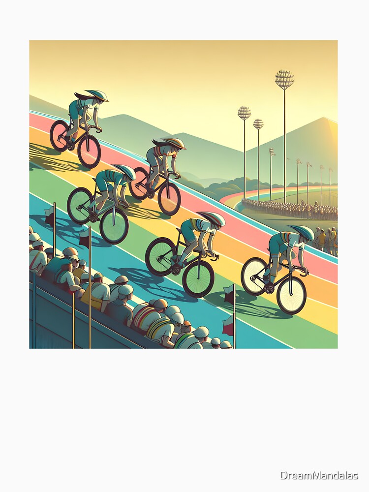 Racing Colors – Dynamic Cycling Art by DreamMandalas