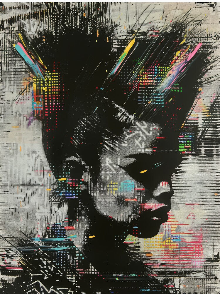 Pixel Punk Portrait by Retro Type