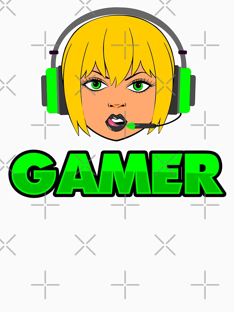 BLONDE GAMER GIRL by Chaos Apparel