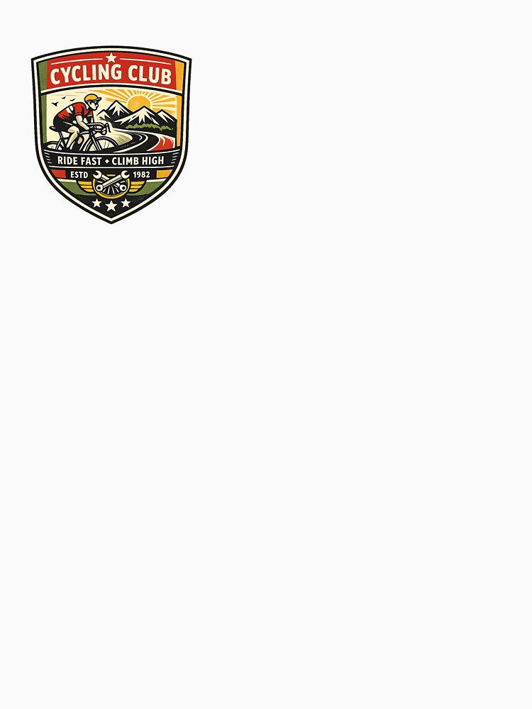 Vintage Cycling Club Badge – Retro European Bike Jersey Emblem by VeloForge