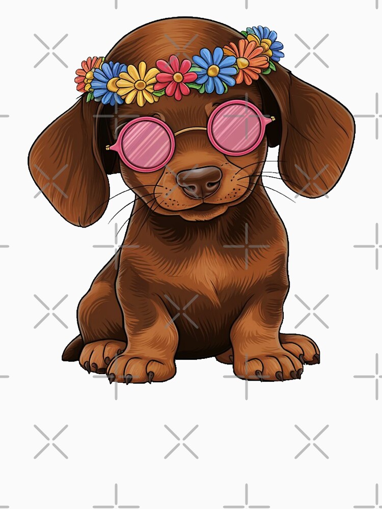 Retro Dachshund Diva by NiRia Spot