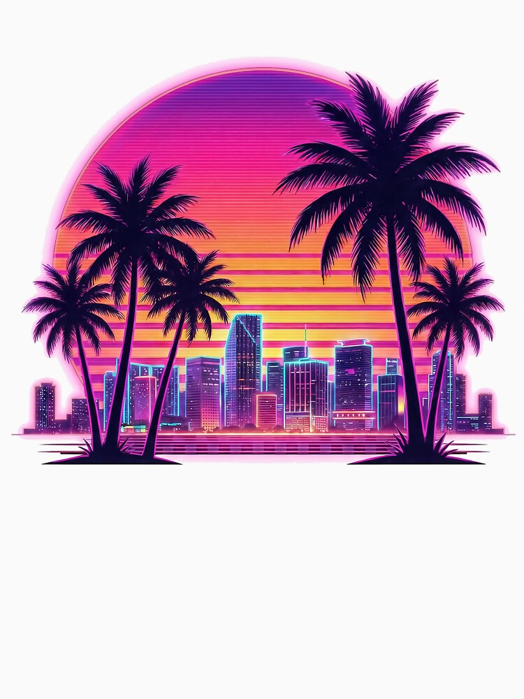 Palm Trees Vice City Style by Fun&Design