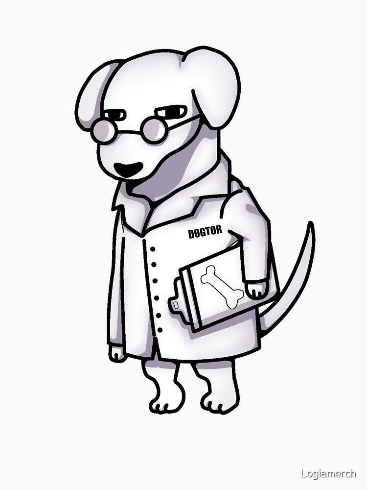Funny Doctor Dog, Dog Lover by Logiamerch