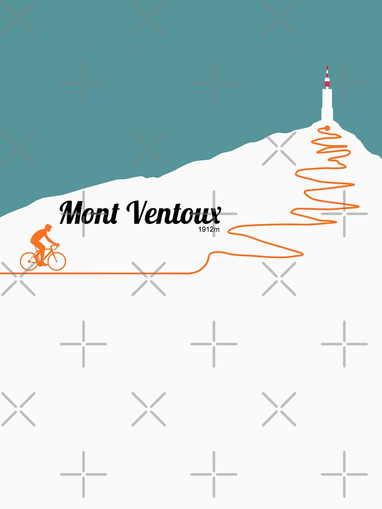 Mont Ventoux Cycling Artwork by anothercyclist