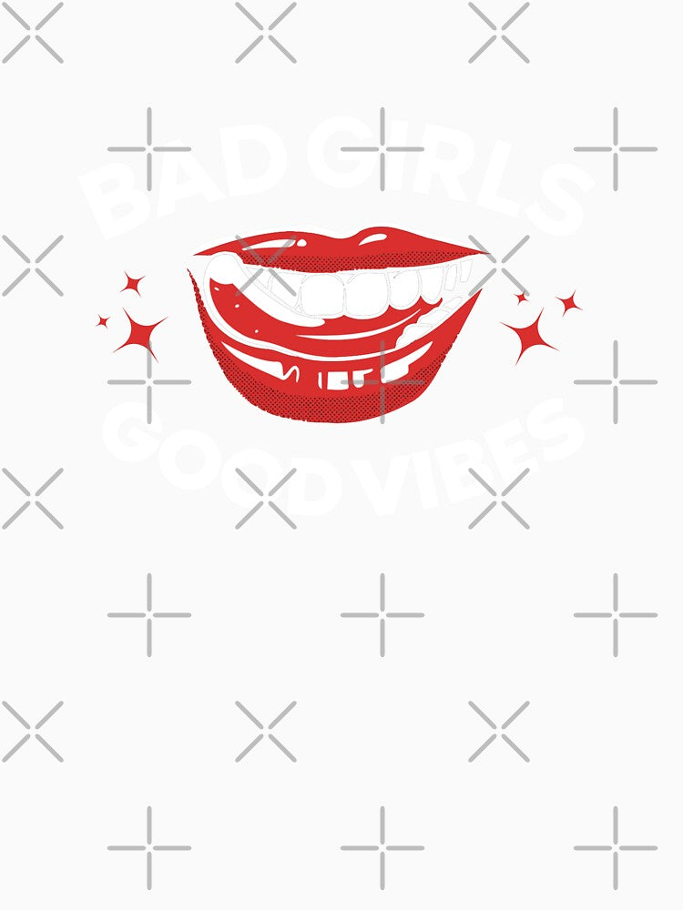 Bad girls good vibes sexy red lips licking tongue by portrait4you