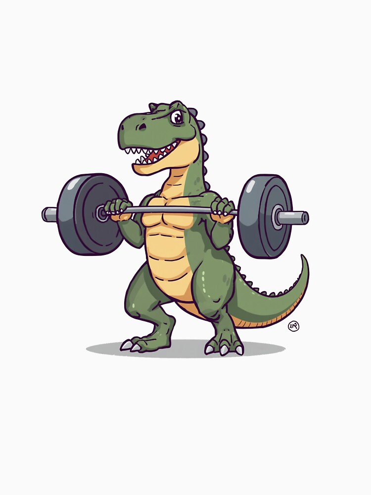 Dinosaurus Gym – Funny Gym Dinosaurus Workout Design by Iron Mind Club