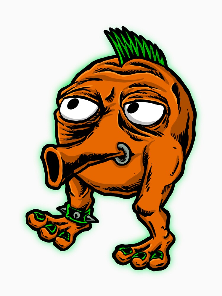 Orange Punk With Attitude by SpevnaStudio
