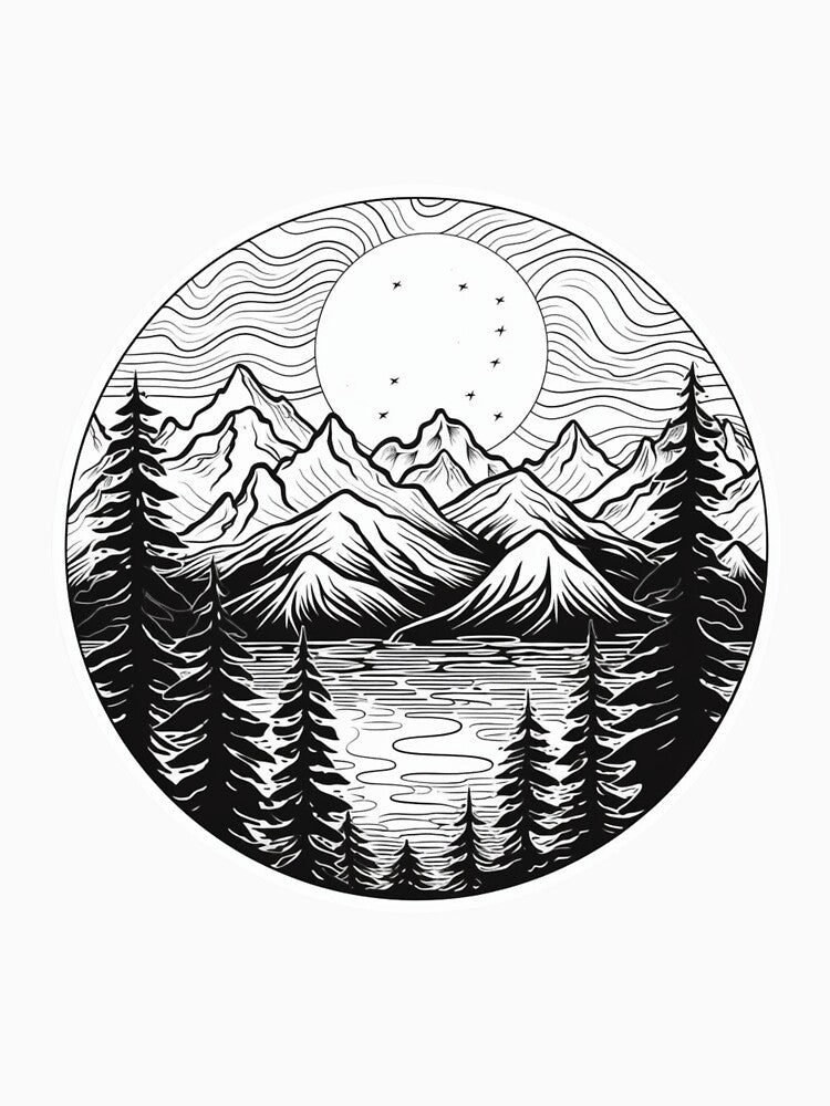 minimal mountains by katelynstum