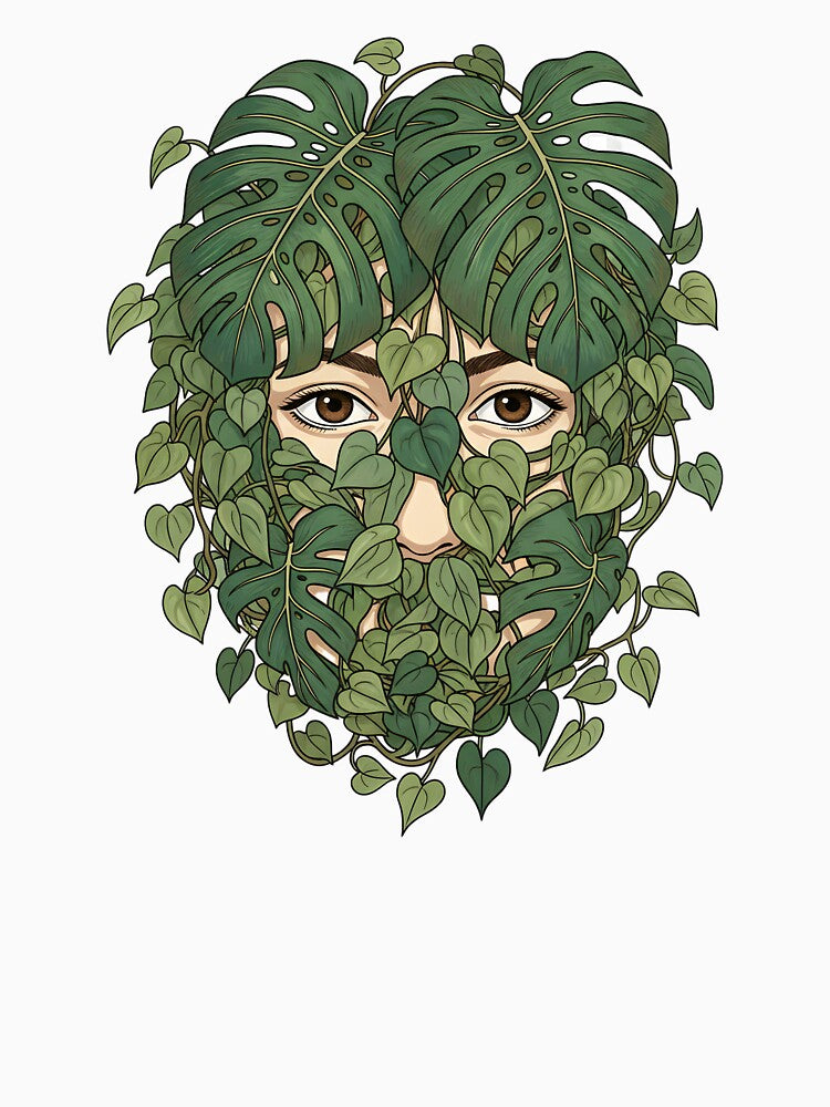 Plant Mom Jungle - Monstera Leaf Hiding by uniqueworkz