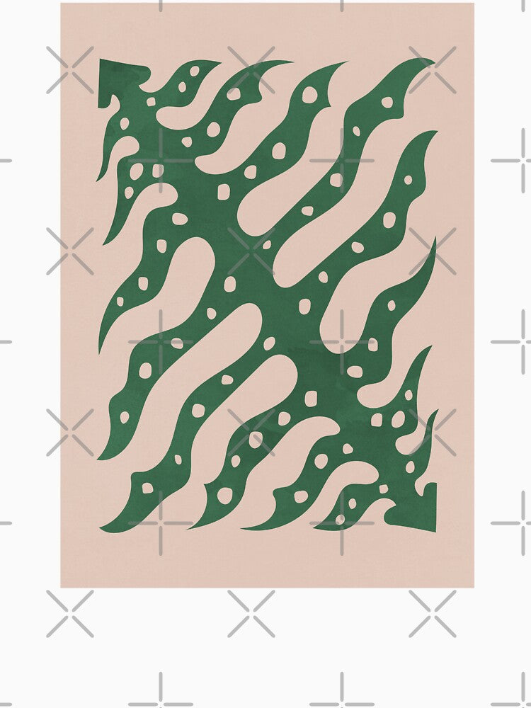 Botanical Abstraction, Green Leaf 2 by technicolorable_art