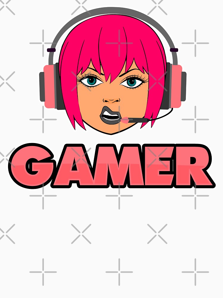 PINK GAMER GIRL by Chaos Apparel