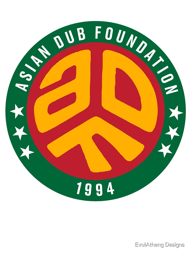 Asian Dub Foundation 1994 Activist Circular Emblem T-Shirt by EvulAtheng Designs