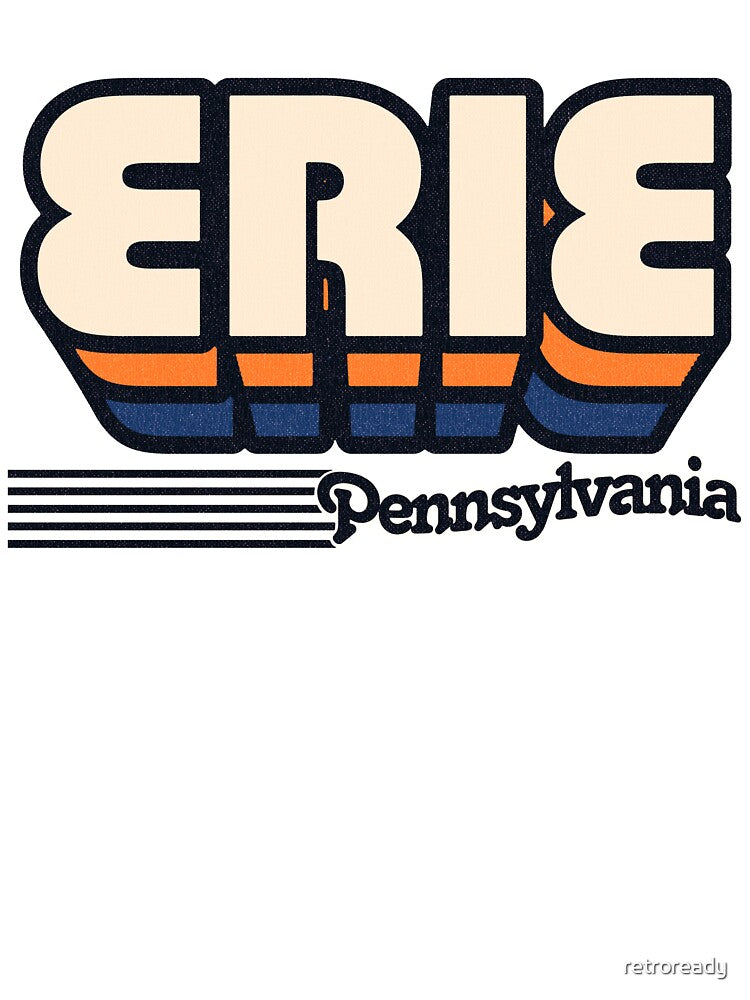 Erie, Pennsylvania | Retro Stripes by retroready