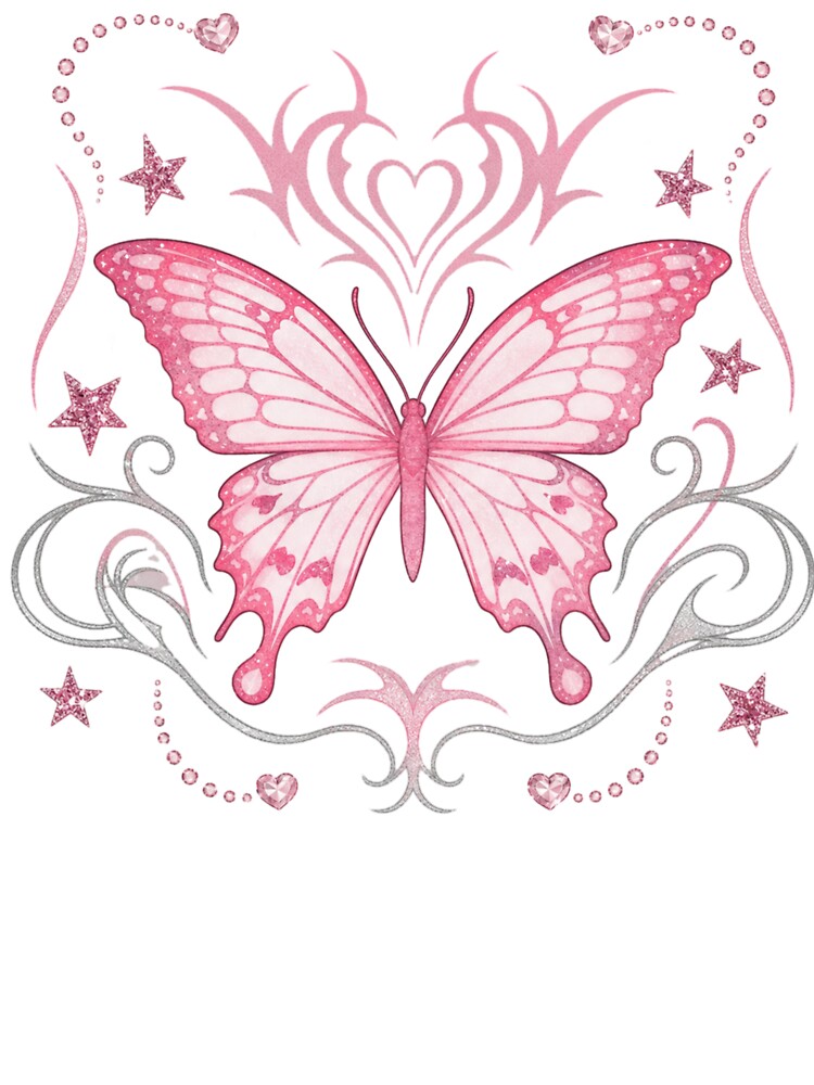Aesthetic Butterfly Cyber Tribal Grunge by Clean Print Goods
