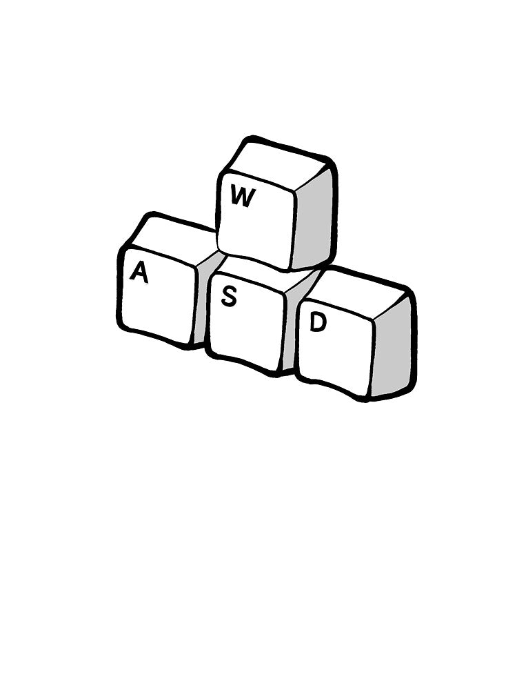 WASD Keyboard Controls by Christie's Creations