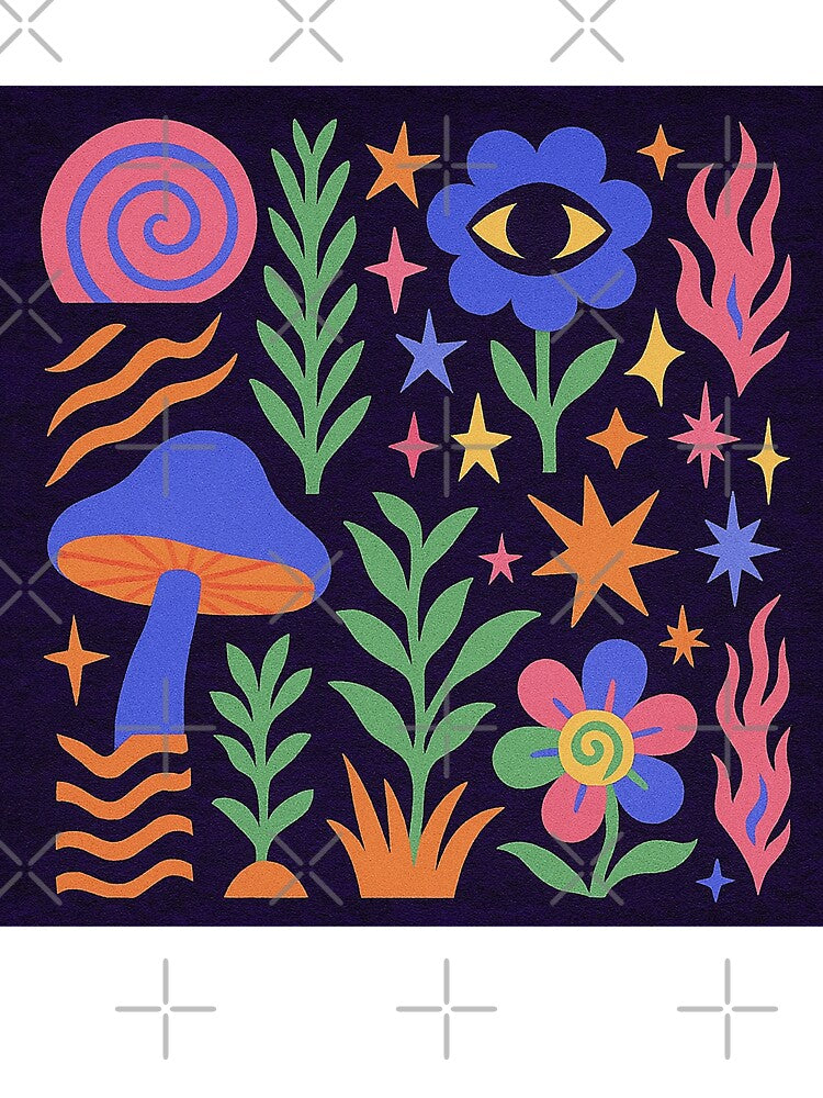Vibrant Mystic Flora & Cosmic Dreams by zzz888
