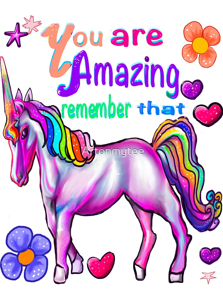 Inspirational motivational affirmation,unicorn inspirational gifts for women by Artonmytee