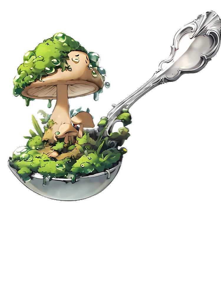 Dewdrop Mushroom Spoon by IllumeInk