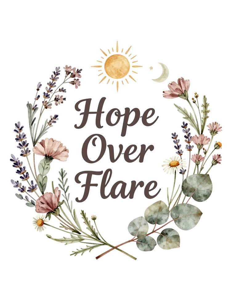 Boho Wreath Hope Over Flare by lsawareness