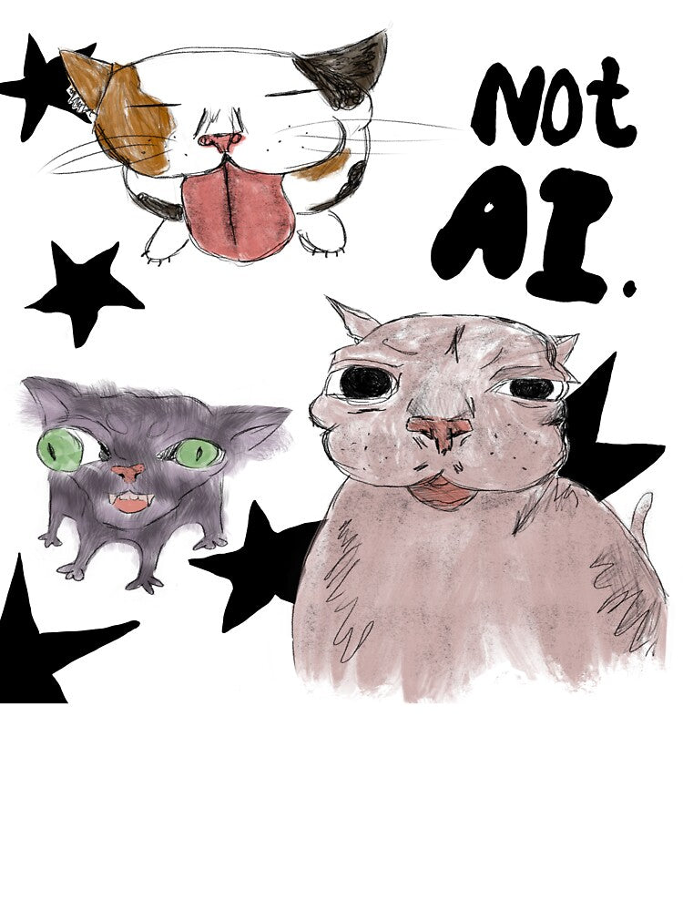 NotAICats by GirlDrawsThings