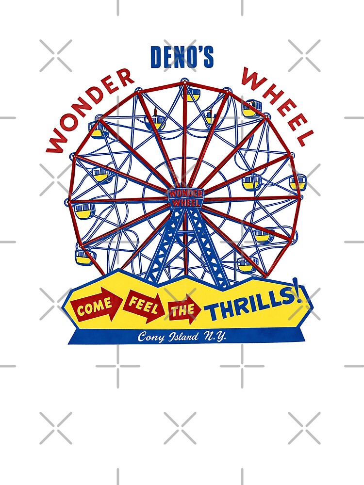 1950's Deno's Wonder Wheel Novelty Graphic by Tonyv773