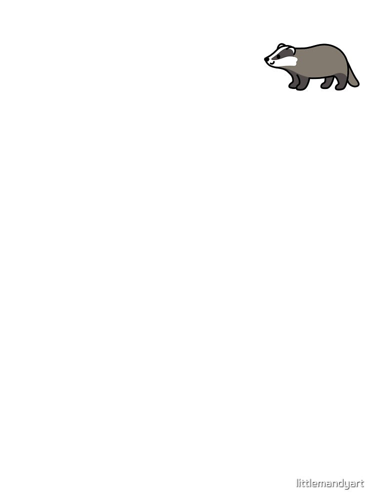 Badger by littlemandyart