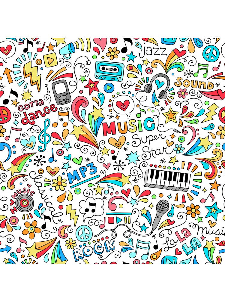 Music Teacher Seamless Pattern by Vanthuandesign