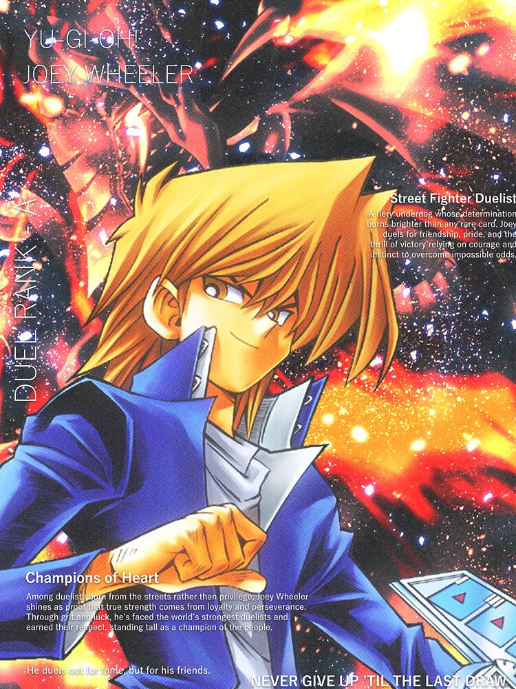 Fighting Spirit - Joey Wheeler - Yugioh Poster by Gorrows