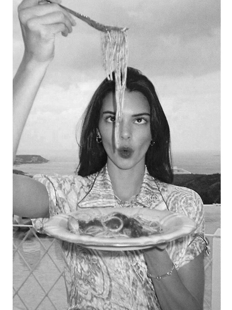 Copy of Kendall and her Spaghetti BnW by crumpetstrumpet