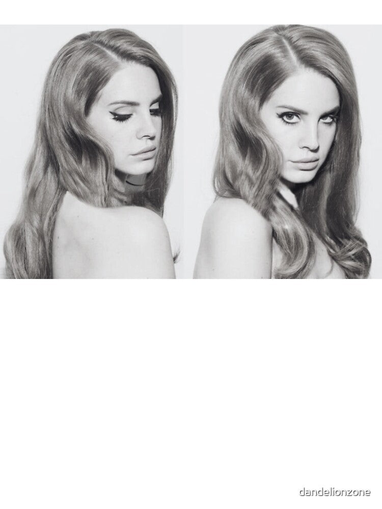 black & white lana inspired 'sticker' by dandelionzone