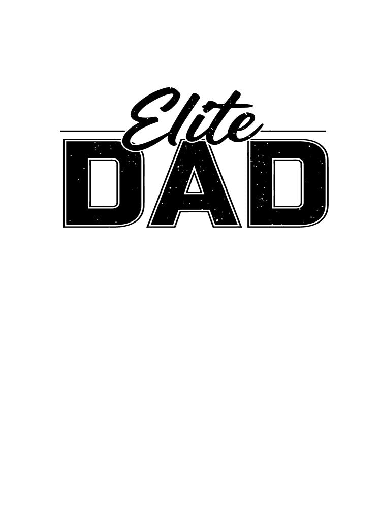 Elite Dad Vintage Typography Design by Craft99