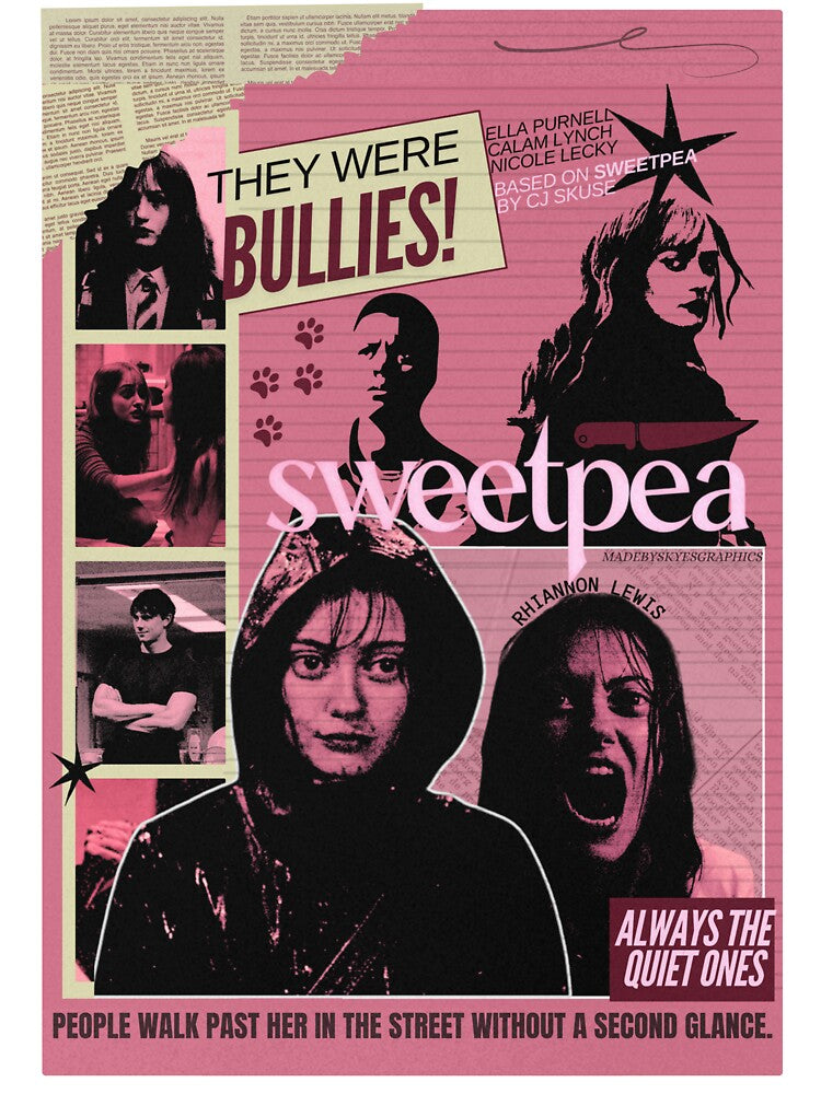 Sweetpea Ella Purnell poster by byskyesgraphics