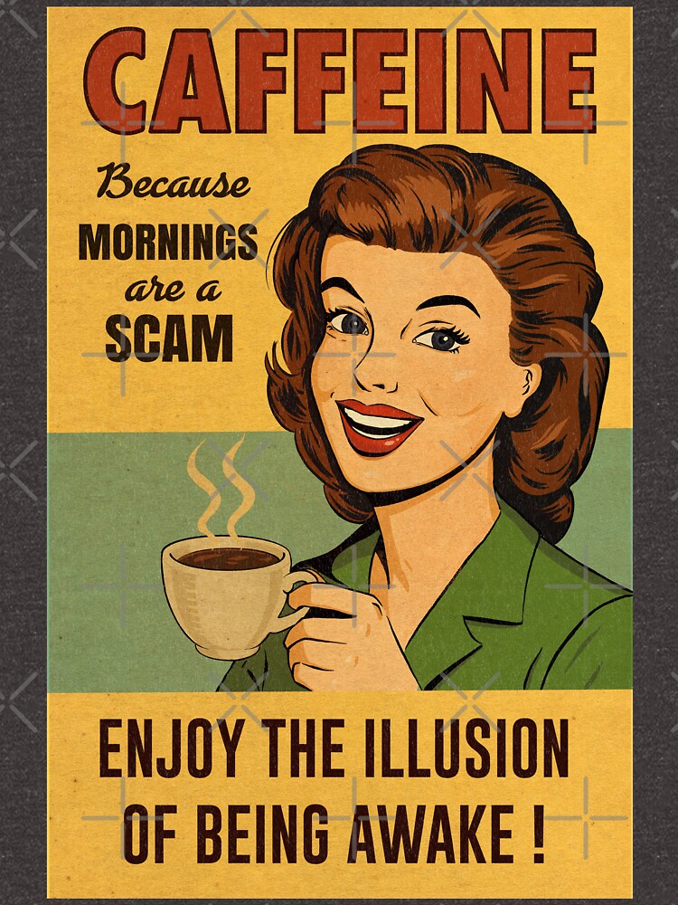 Retro Ad #3 - CAFFEINE by Yoginath