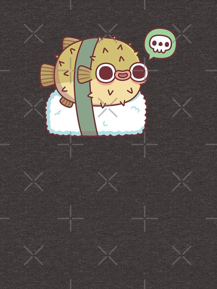 Cute Pufferfish Sushi Letting You Know Its Toxic by rustydoodle