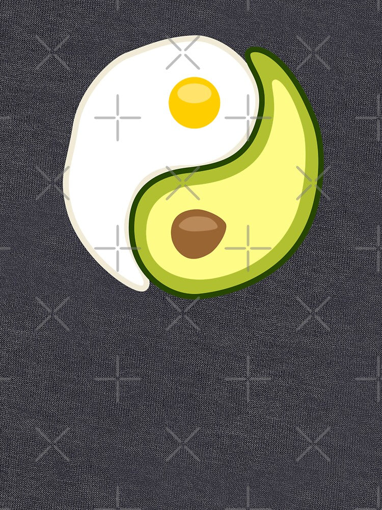 Avocado Egg Yin Yang by lurchmerch