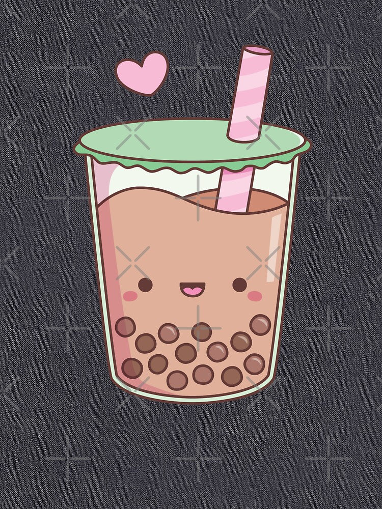 Cute Boba Tea Love Doodle by rustydoodle