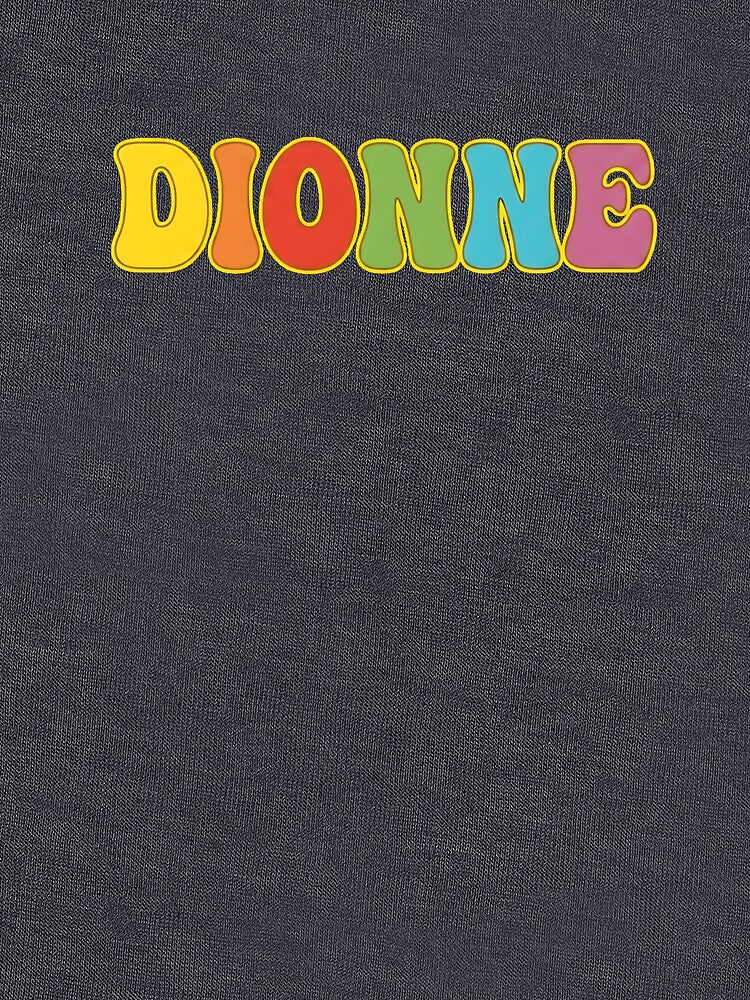 ❤️ Dionne Personalized Name Wavy Retro Shirt, Coffee Mug, Sticker Gift by HelixPedia