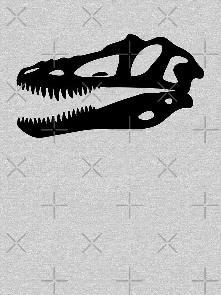 Qianzhousaurus skull - black by Skeleton Crew