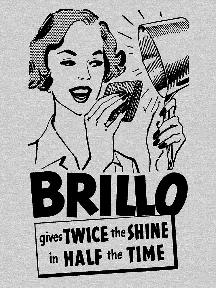 BRILLO SCOURING PAD - ADVERT by ThrowbackAds