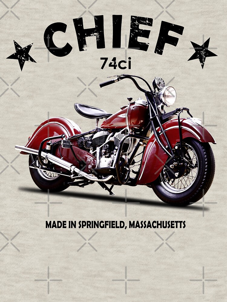 The Vintage Chief Motorcycle by rogue-design