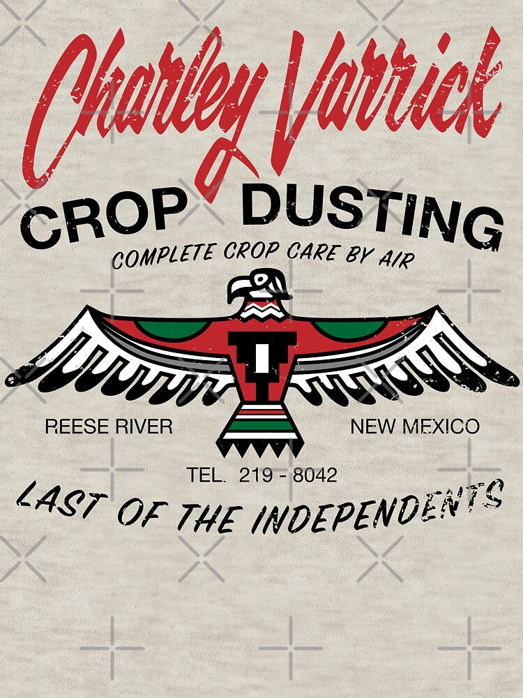 Charley Varrick Crop Dusting (Black) - ObscuraTee Does it Again! by Obscura Tee
