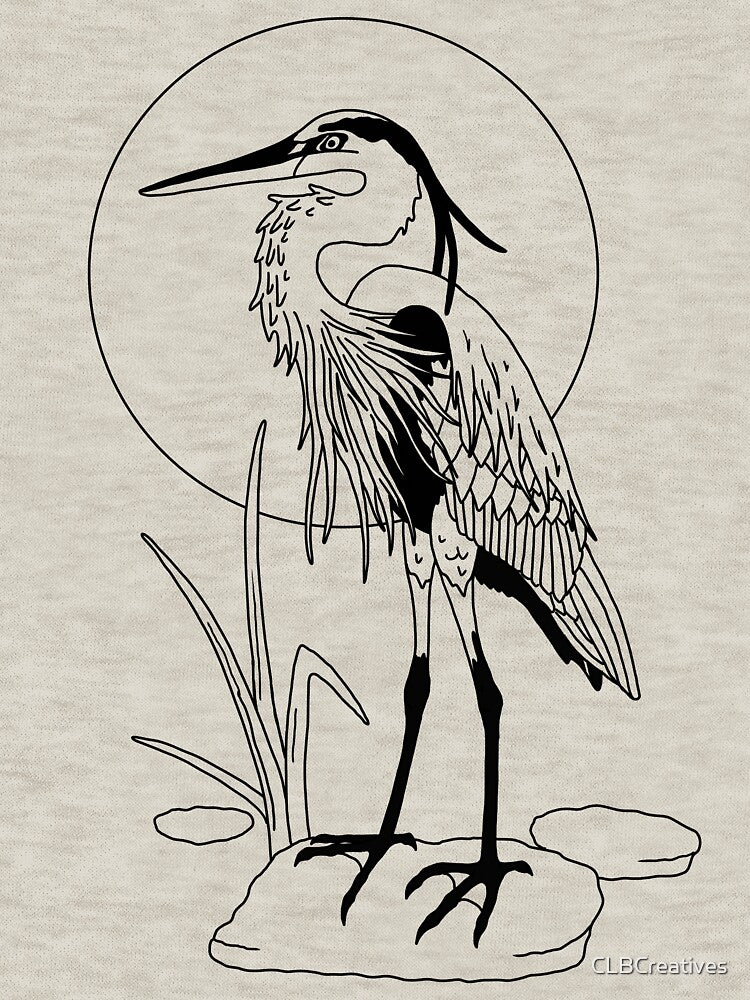 Great Blue Heron by CLBCreatives