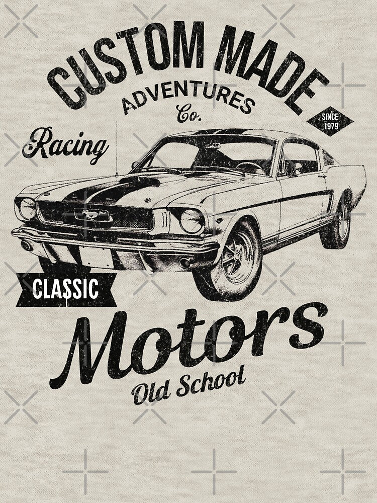 Ford Mustang Vintage Retro Design by Nareante