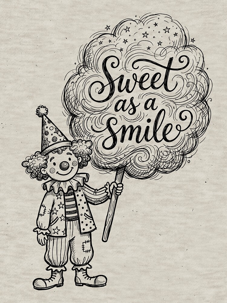 Cotton Candy Swirl - Cute Clown by bapupa